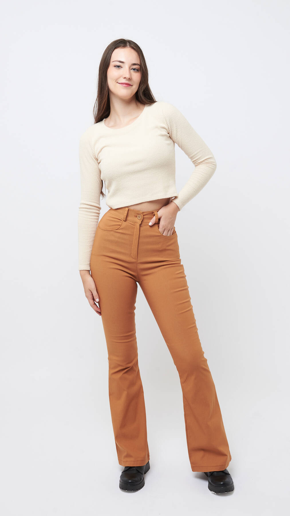 Imagen carrousel Pantalon Oxford Bengalina Talle grande 5