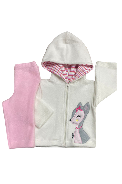 Imagen producto CONJUNTO DE POLAR CAMPERA BORDADA Y PANTALON &quot;BAMBI&quot; 11