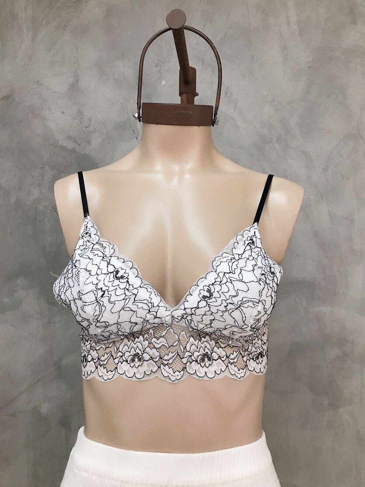 Imagen carrousel Bralette de encaje ( Push up removible ) 4