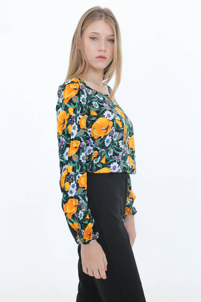 Imagen carrousel Blusa con Puño elastizado 2