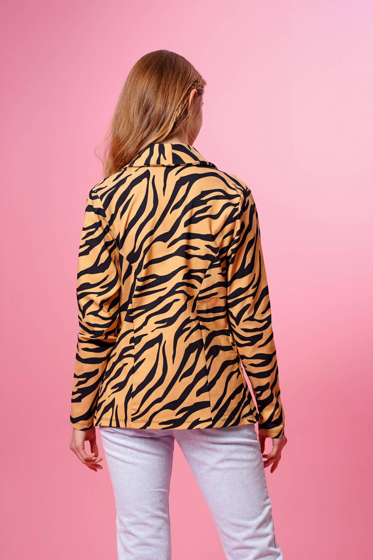 Imagen carrousel Blazer estampa zebra 1