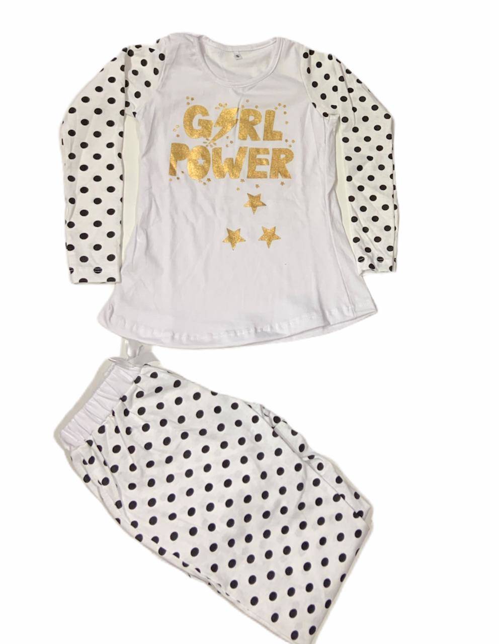 Imagen carrousel PIJAMA DE NENA GIRL POWER ALGODON CALIDAD EXCELENTE 2