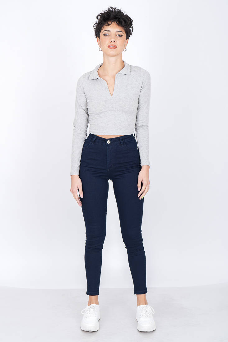 Imagen carrousel Pantalon Jeans Chupin Corsario Colegial 2