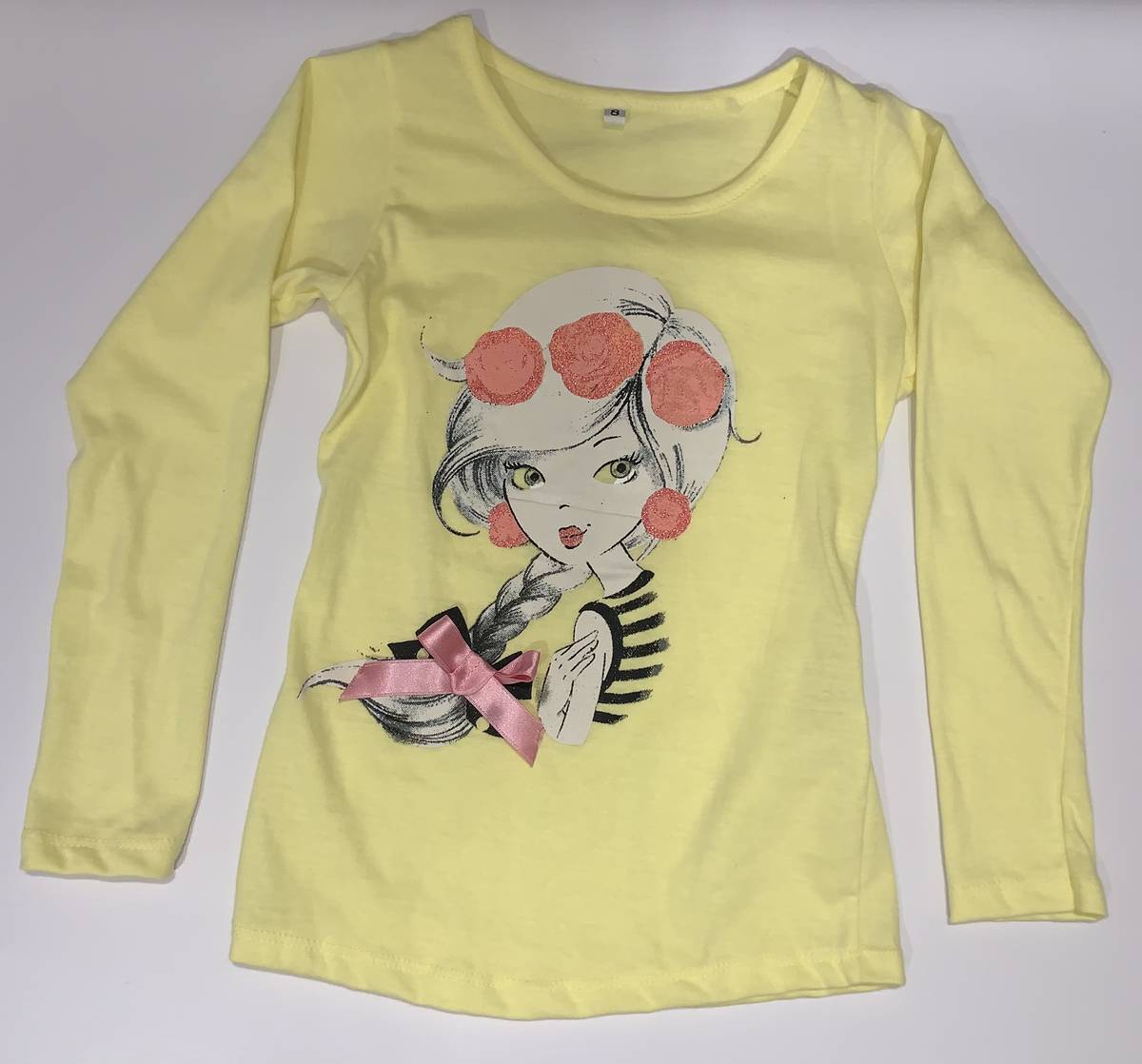 Imagen carrousel REMERA DE NENA GIRL CON APLIQUE 1