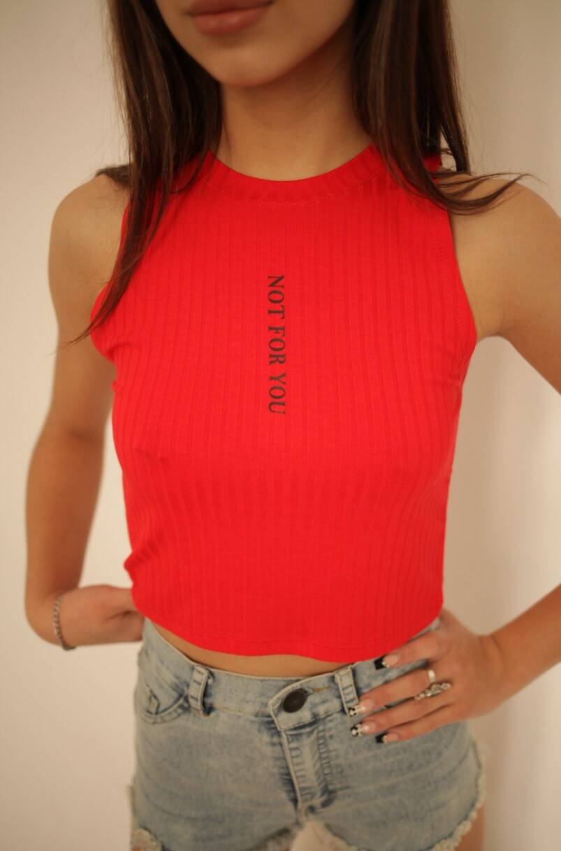 Imagen carrousel musculosa”NOT FOR YOU”(transfer)-morley 1