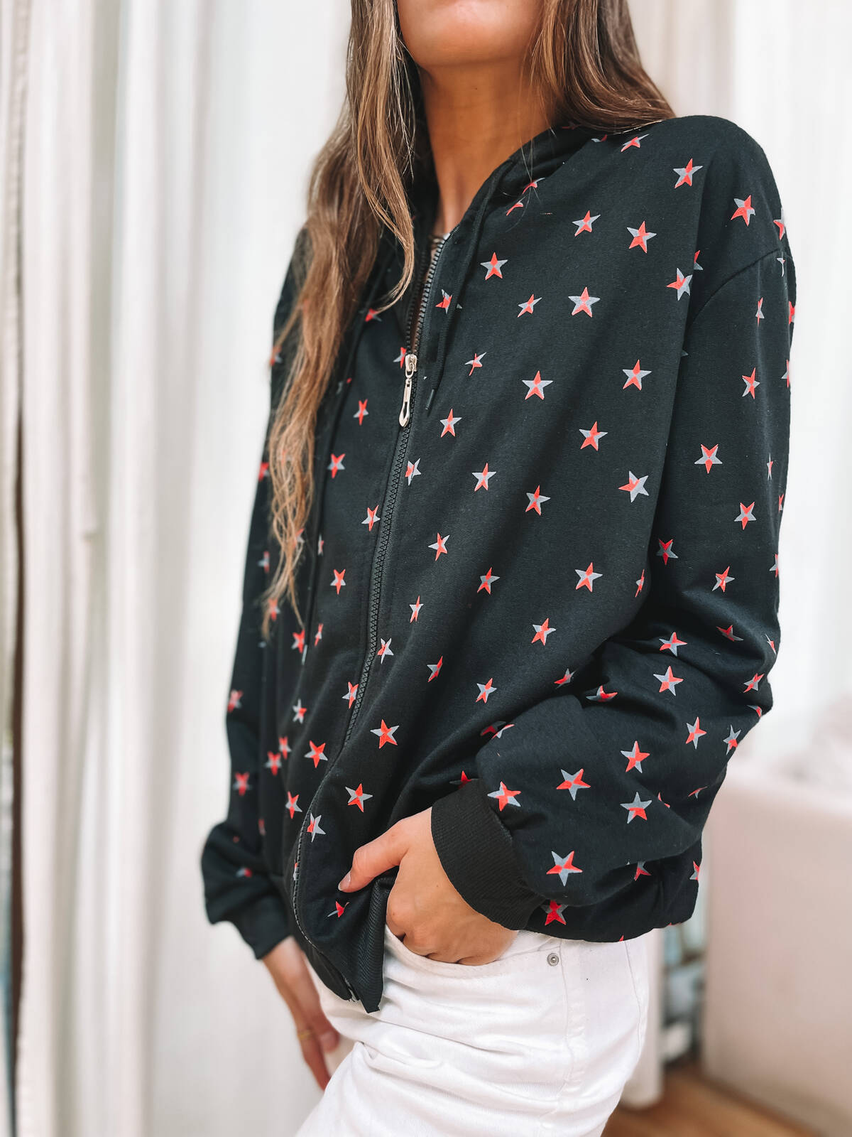 Imagen carrousel Campera  Red  Estrellitas 1