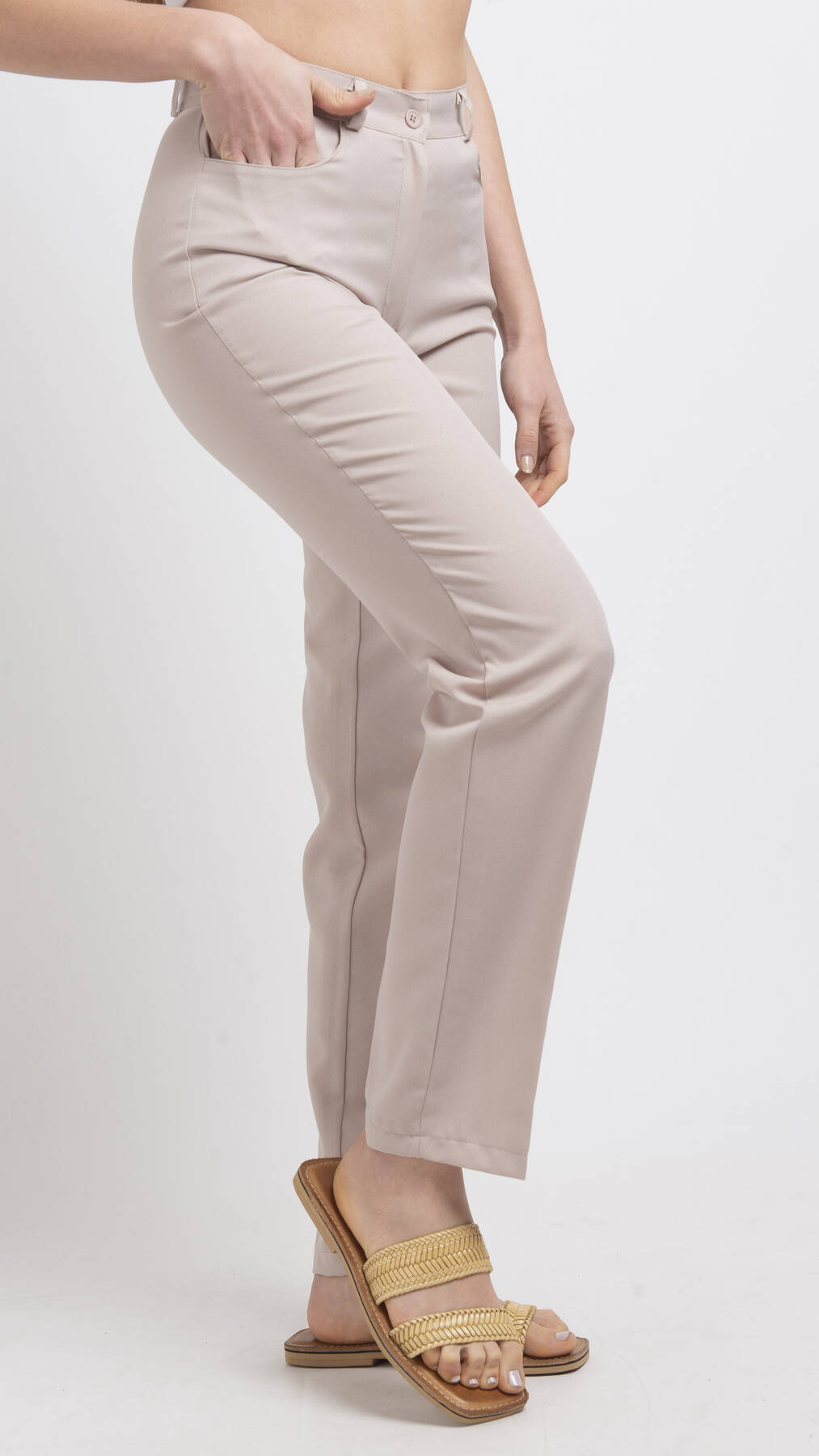 Imagen carrousel CHIMA 402  Pantalon Recto Clásico Zara 4