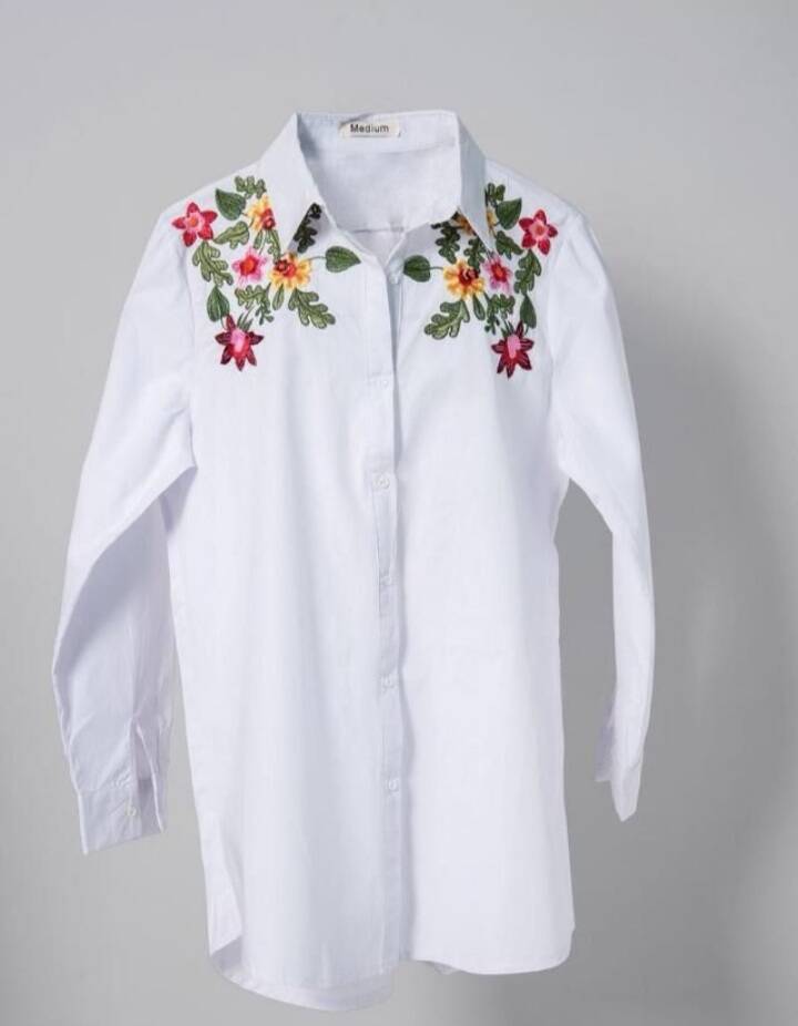 Imagen producto Camisa FLOR importada 1