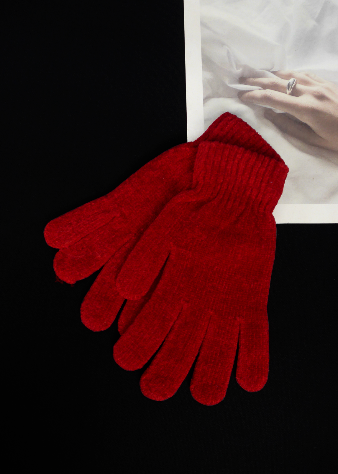 Imagen producto GUANTES CHENILLE  LISO  0