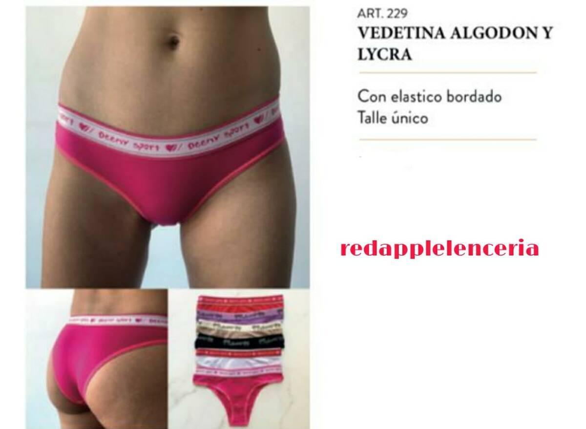 Imagen producto VEDETINA CON ELASTICO ESTAMPADO LUCIA 0