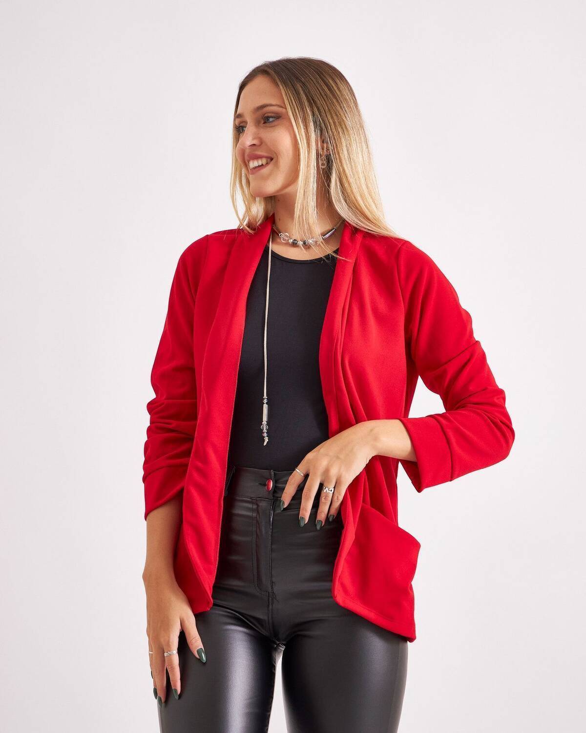 Imagen carrousel Blazer de crep  4