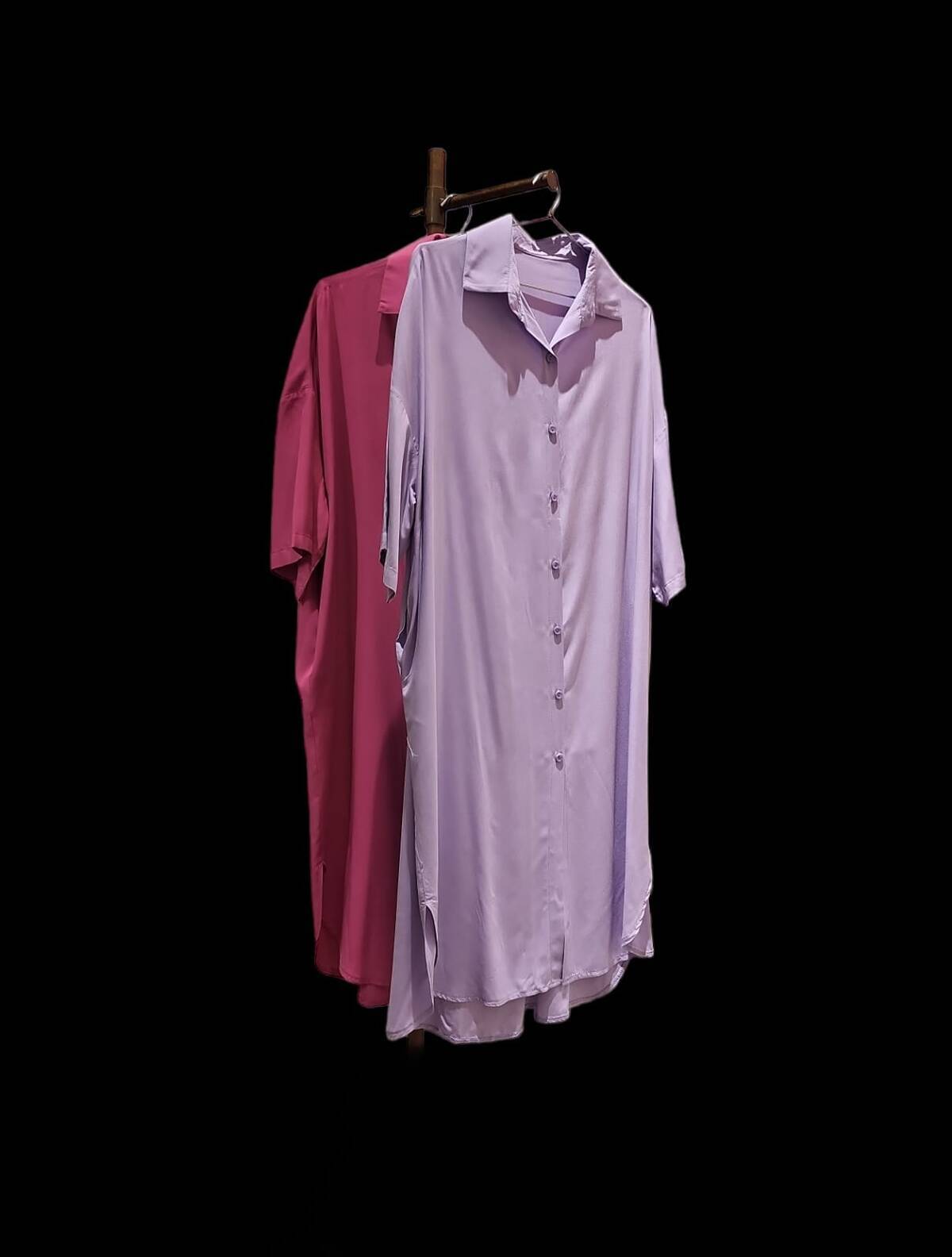 Imagen carrousel Maxi Camisa  Larga SERENA POP  Viscosa 3